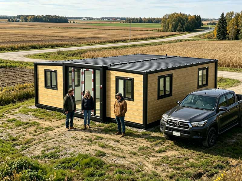 Hengmao Double Wing Expandable House Exported to Vancouver, Canada